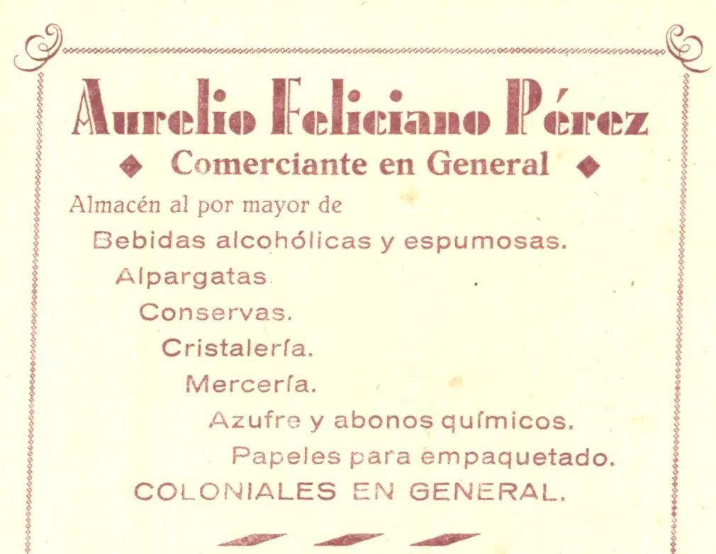 Programa Bajada de La Virgen, 1945.